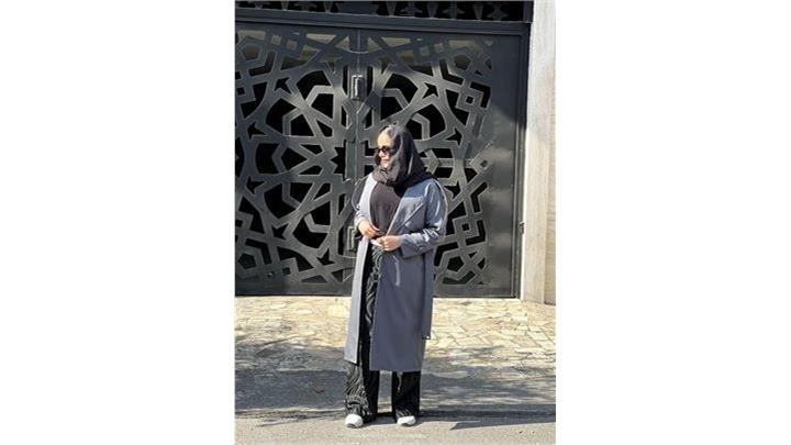 ترنچ کت بلند زنانه فری سایز