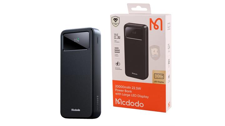 پاور بانک 22.5 وات 20000 میلی آمپر مک دودو مدل Mcdodo MC-423