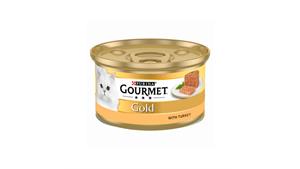 کنسرو گربه طعم بوقلمون 85 گرمی گورمت Gourmet