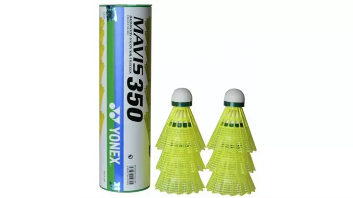 توپ بدمینتون یونکس مدل Mavis 350 بسته 6 عددی سایز 6