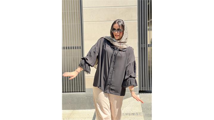 شومیز زنانه مروارید فری سایز