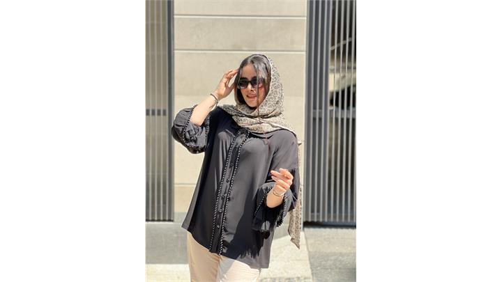 شومیز زنانه مروارید فری سایز
