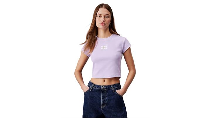 کراپ زنانه اورجینال برند Calvin Klein