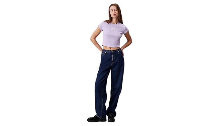 کراپ زنانه اورجینال برند Calvin Klein