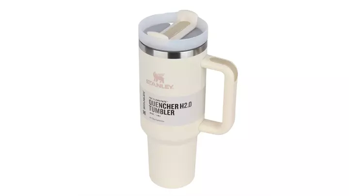 تراول ماگ استنلی مدل QUENCHER H2O TUMBLER گنجایش 1.18 لیتر رنگ شیری
