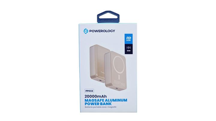 پاوربانک 20000mAh مگ‌سیف Magsafe مدل PP033 برند پاورولوژی Powerology