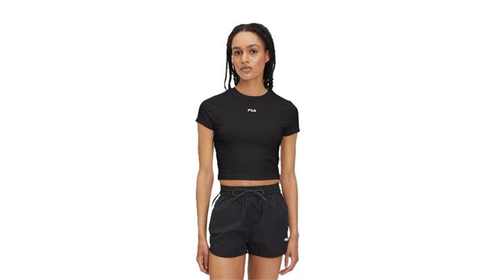 کراپ تیشرت زنانه اورجینال مدل LATINA cropped tee برند Fila