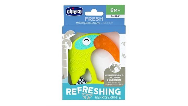 دندان گیر طرح پرنده توکان مدل Fresh برند چیکو Chicco