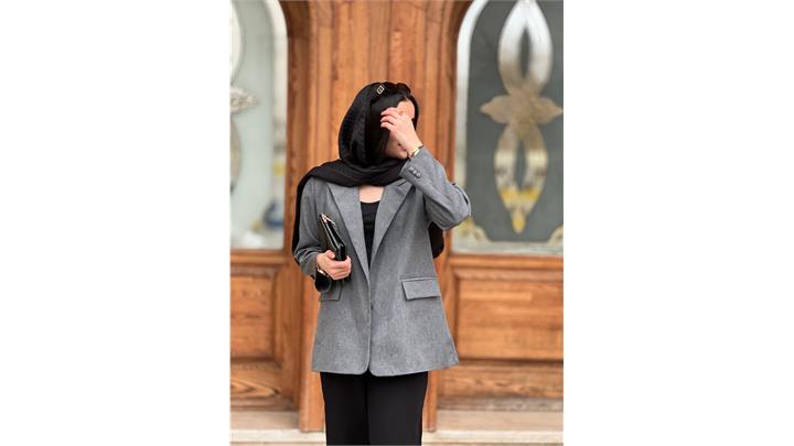 کت زنانه جلو حلال فری سایز