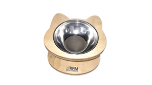 ظرف غذای پایه دار مخصوص سگ و گربه برند KEM