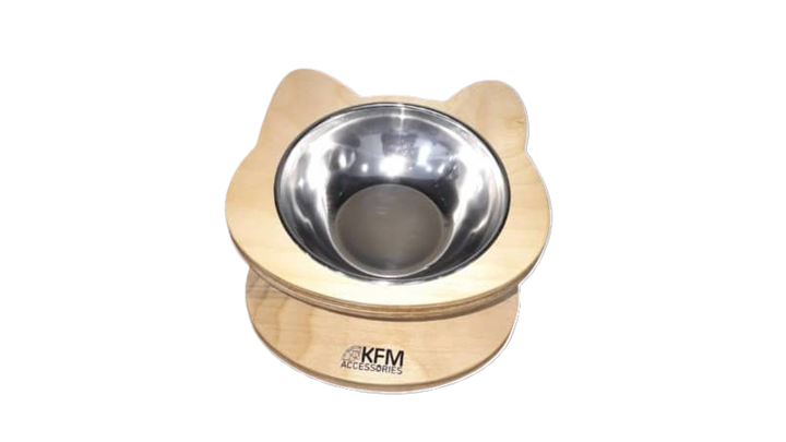 ظرف غذای پایه دار مخصوص سگ و گربه برند KEM