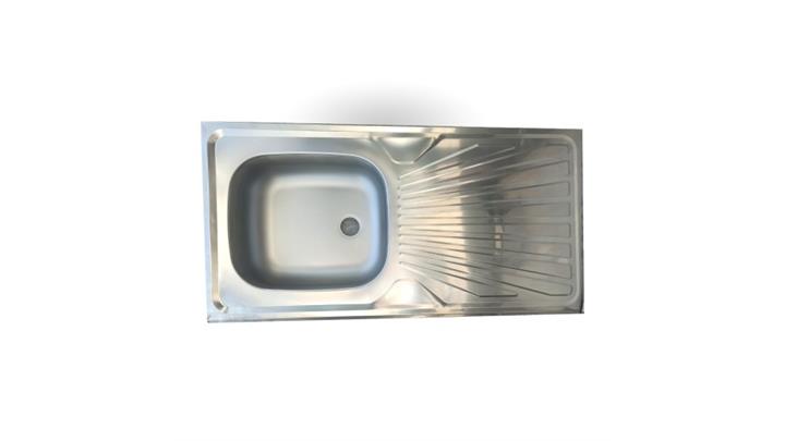 سینک روکار مدل 5.*50*100 یک لگن استیل البرز لگن چپ