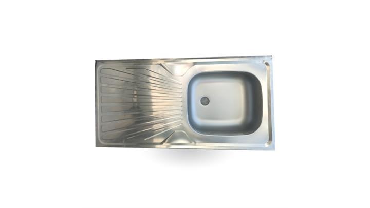 سینک روکار مدل 5.*50*100 یک لگن استیل البرز لگن راست