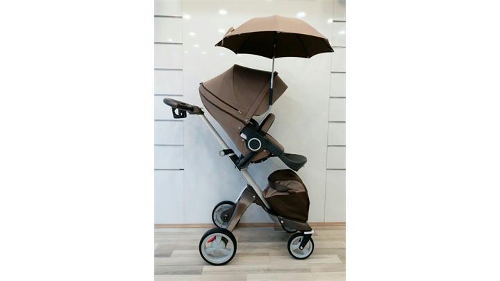 کالسکه ببکو مدل آلتیمیت Bebeko ultimate stroller رنگ خاکی