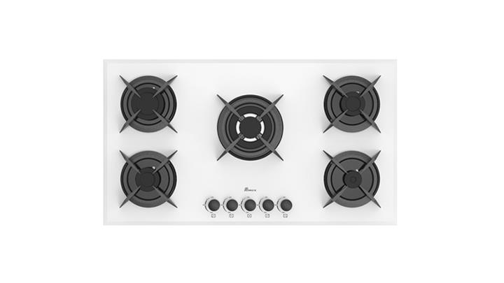 گاز صفحه ای پنج شعله مدل 5080 (G5) بیمکث مشکی