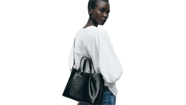 کیف زنانه CITY BAG WITH STITCHING DETAILS اورجینال برند zara