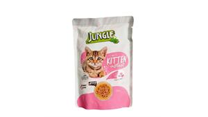 پوچ بچه گربه طعم مرغ جانگل Jungle