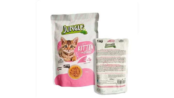 پوچ بچه گربه طعم مرغ جانگل Jungle