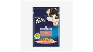 پوچ گربه فلیکس طعم سالمون Felix