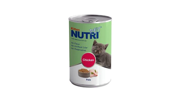 کنسرو مخصوص بچه گربه، حاوی مرغ، پاته، ۴۲۵ گرمی، برند نوتری پت(Nutripet) کد353