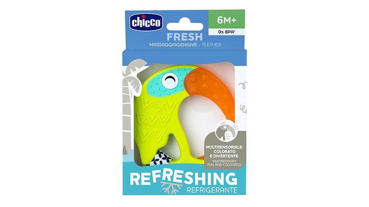 دندان گیر طرح پرنده توکان مدل Fresh برند چیکو Chicco