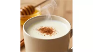 شیر عسل دارچین Cinnamon honey milk کد 06