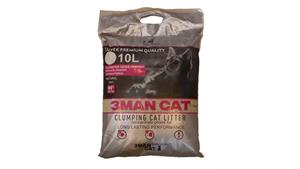 خاک گربه کربن دار برند تری من کت 3man cat وزن 10 کیلوگرم