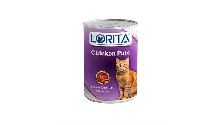 کنسرو مخصوص گربه، حاوی مرغ، پاته، ۴۰۰ گرمی، لوریتا(Lorita) کد366