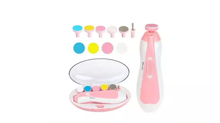 سوهان ناخن برقی نوزاد و کودک ALAT مدل TD-288 رنگ صورتی