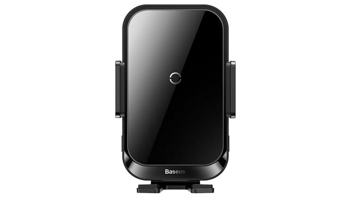 هولدر و شارژر وایرلس 15 وات بیسوس Baseus Halo Electric Wireless Charging Car Mount 15W