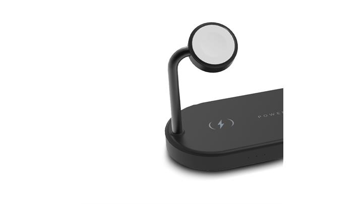 شارژر وایرلس 4 کاره پاورولوژی Powerology Portable 4 in 1 Wireless Charging Dock