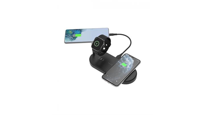 شارژر وایرلس 4 کاره پاورولوژی Powerology Portable 4 in 1 Wireless Charging Dock