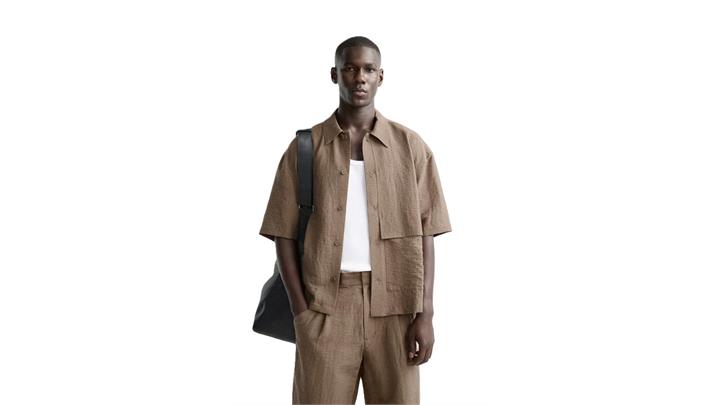 پیراهن آستین کوتاه مردانه اورجینال برند zara