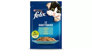 پوچ گربه فلیکس Felix طعم ماهی تن در ژله
