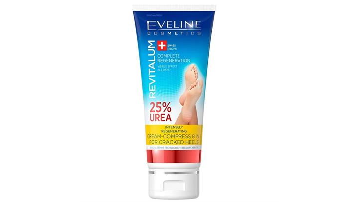 کرم ضد پینه و رفع ترک کف پا 25% اوره اولاین Eveline