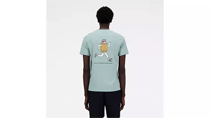 تیشرت مردانه اورجینال نیوبالانس Sports Essentials Barrel Runner T-Shirt