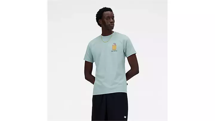 تیشرت مردانه اورجینال نیوبالانس Sports Essentials Barrel Runner T-Shirt