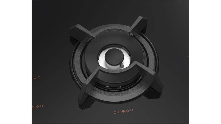 اجاق شیشه‌ای 0011 بیمکث مشکی