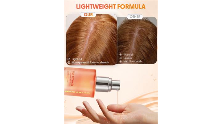 روغن مو ضد حرارت و محافظت کننده شیگلم Sheglam Hot Streak Thermal Defense Glow Oil Elixir