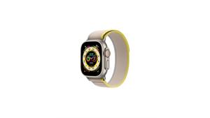 اپل واچ اولترا تیتانیومی با بند لوپ ترایل زرد/بژ Apple watch Ultra