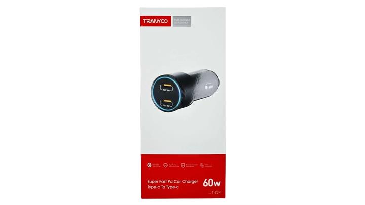 شارژر فندکی 60 وات ترانیو Tranyoo T-C24