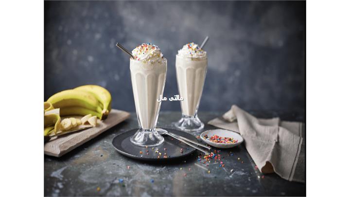 شیر موز بستنی Banana ice cream