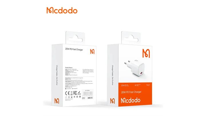 شارژر دیواری 20 وات مک دودو مدل Mcdodo CH-402