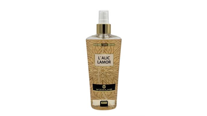 بادی اسپلش زنانه مدل LALIC LAMOR وودلایک Woodlike حجم 250 میلی لیتر