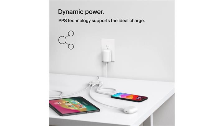 آداپتور شارژر 42 وات بلکین Belkin Dual Wall Charger WCB009yz 42W
