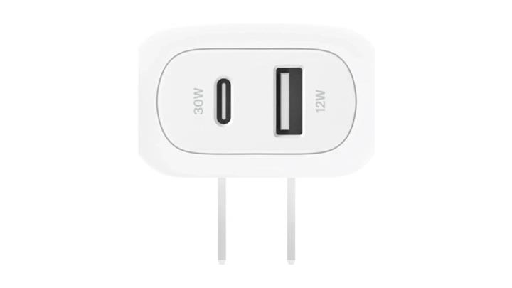 آداپتور شارژر 42 وات بلکین Belkin Dual Wall Charger WCB009yz 42W