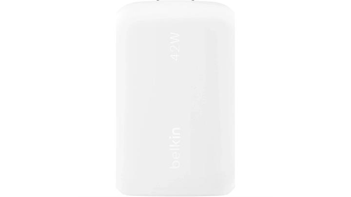 آداپتور شارژر 42 وات بلکین Belkin Dual Wall Charger WCB009yz 42W
