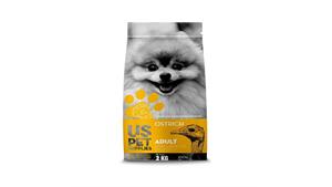 غذای خشک سگ بالغ نژاد کوچک، حاوی شترمرغ، ۲ کیلوگرمی، یو اس پت(Uspet) کد188