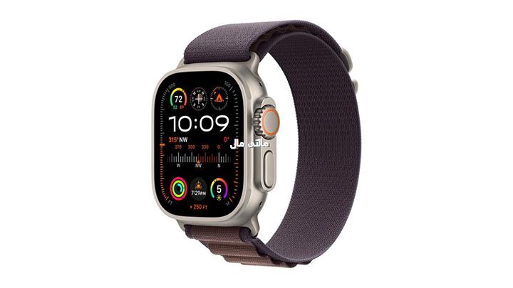 اپل واچ اولترا نسل 2 تیتانیومی با بند لوپ ایندیگو آلپاین Apple watch Ultra 2