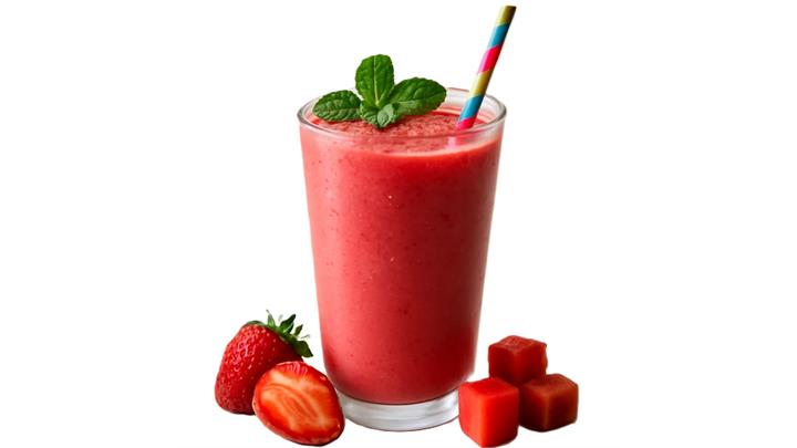 اسموتی هندوانه توت فرنگی Strawberry Watermelon Smoothie کد 50